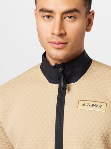 ADIDAS TERREX Sportpullover 'Hike' in Beige