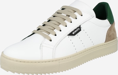 ANTONY MORATO Sneakers laag in de kleur Donkerbeige / Donkergroen / Wit, Productweergave