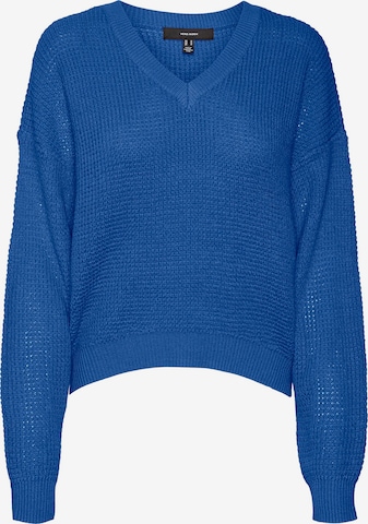 VERO MODA Sweater 'LEANNA' in Blue: front