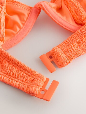 Next T-shirt Bikini top in Orange