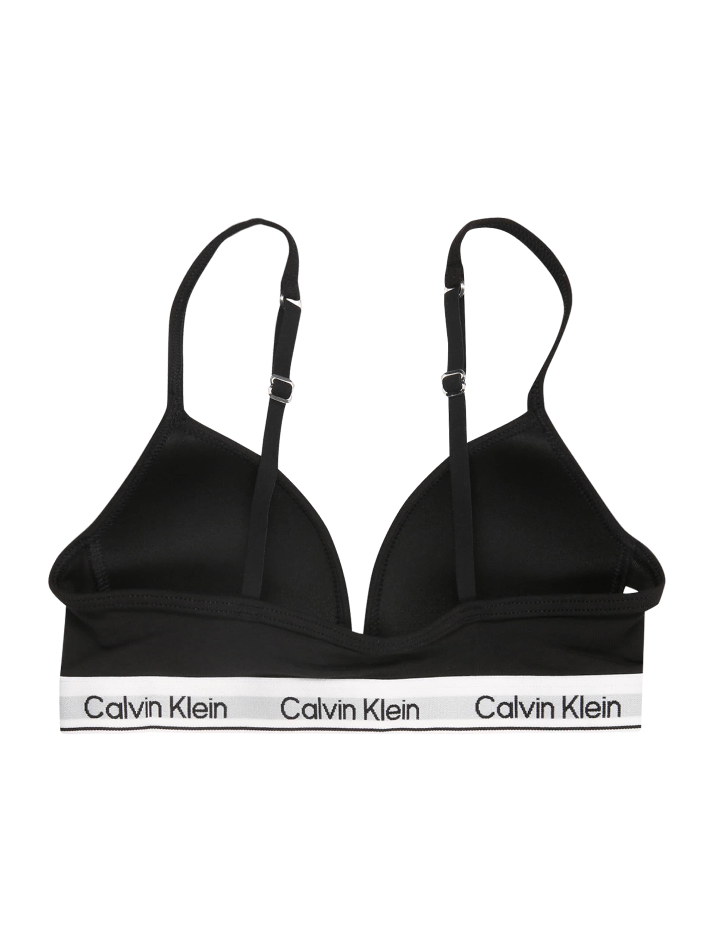 juoda Calvin Klein Underwear Trikampė Liemenėlė