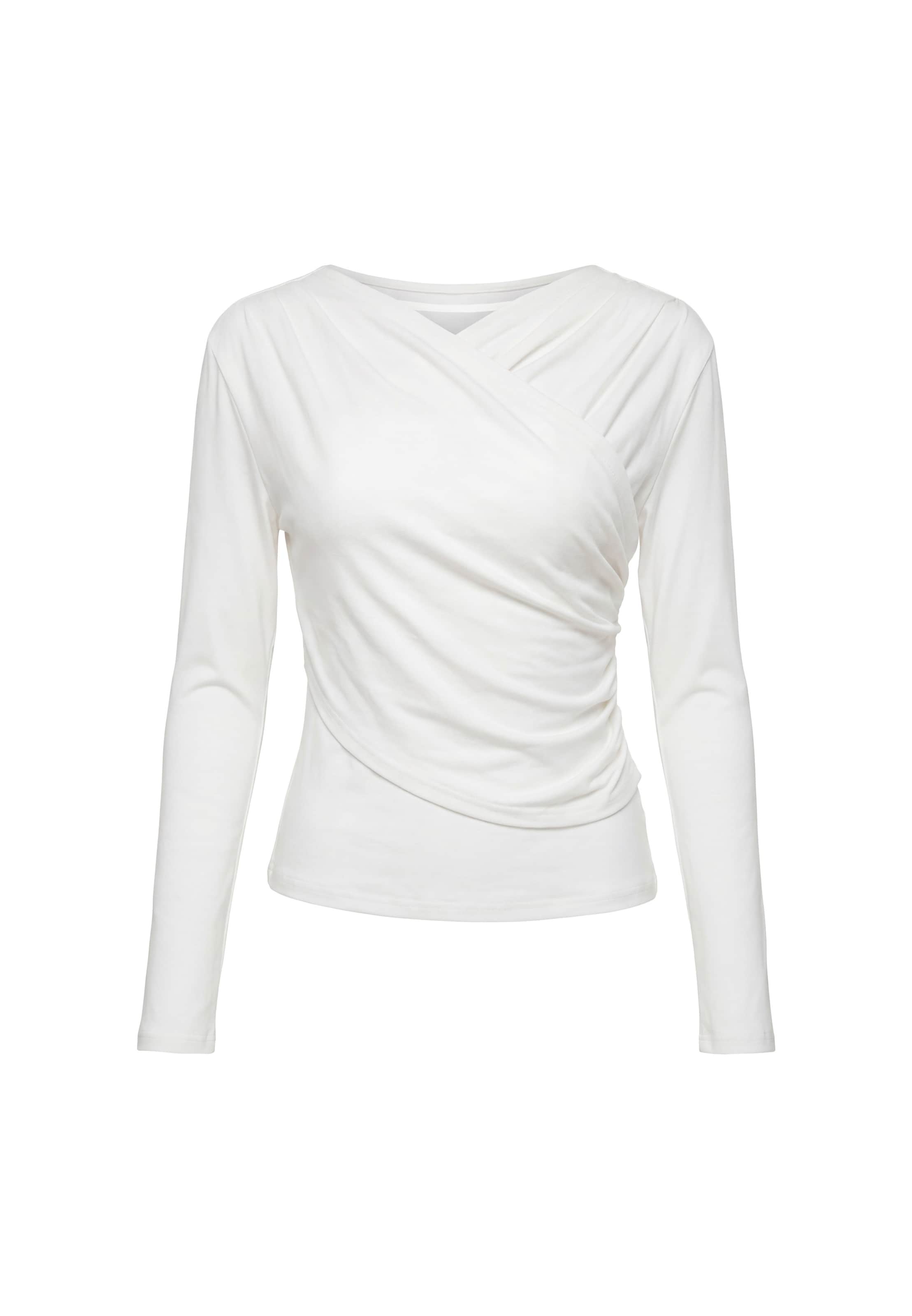 faina Shirt in Wit: voorkant