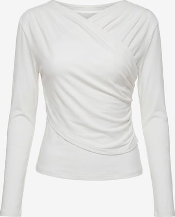 T-shirt faina en blanc : devant