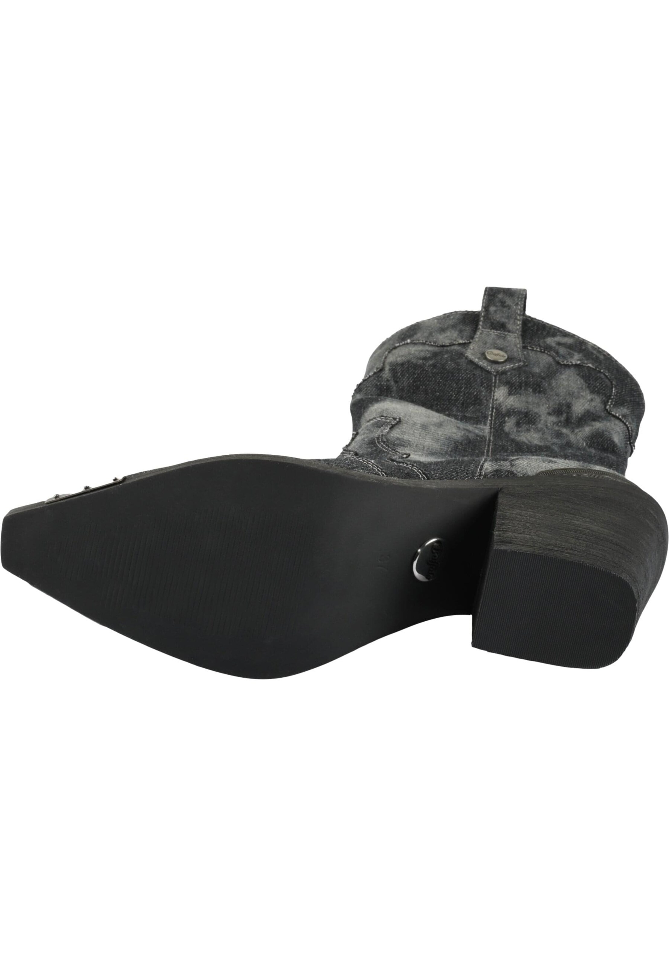 BUFFALO Cowboystiefel in Schwarz