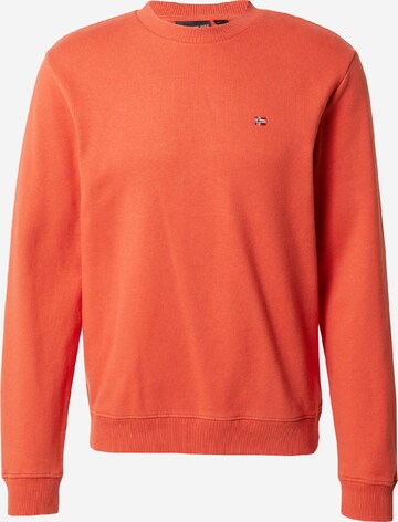 NAPAPIJRI Sweatshirt 'Balis' in Rood: voorkant