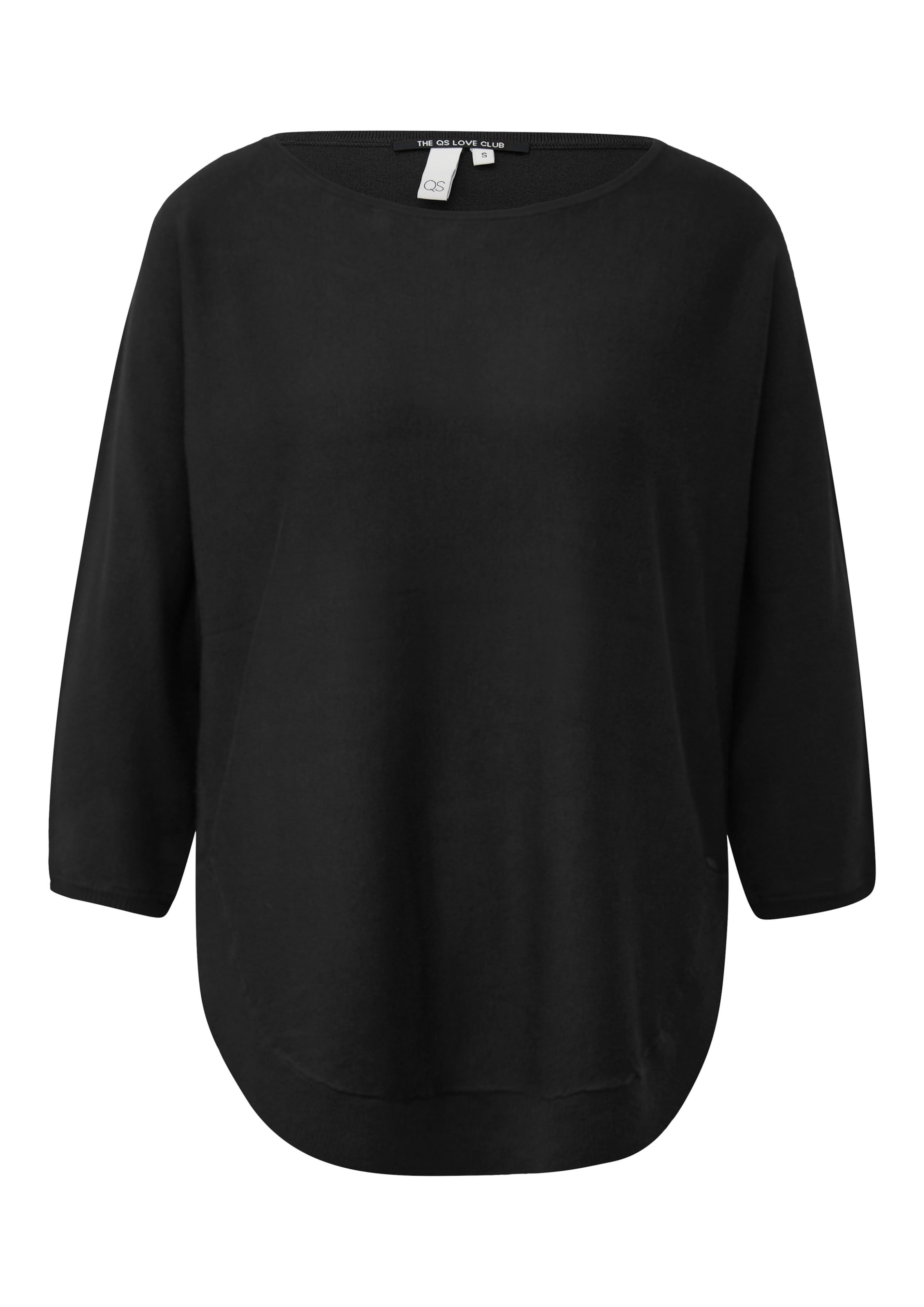 QS Pullover i sort: forside