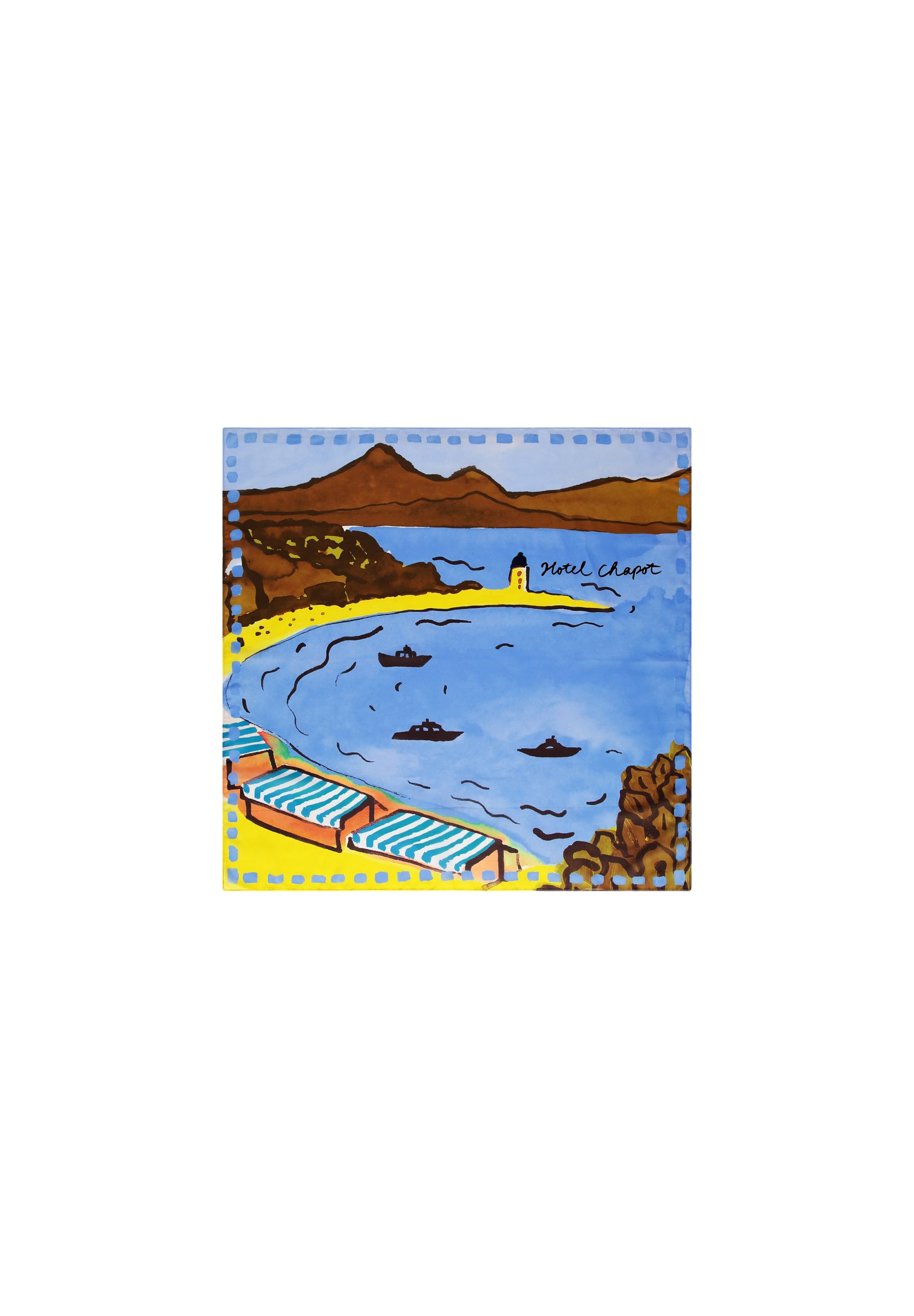 Fabienne Chapot Wrap in Blue: front