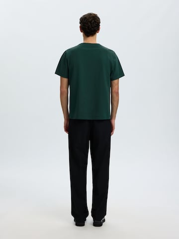 SELECTED T-Shirt 'SLHAtlas' in Grün