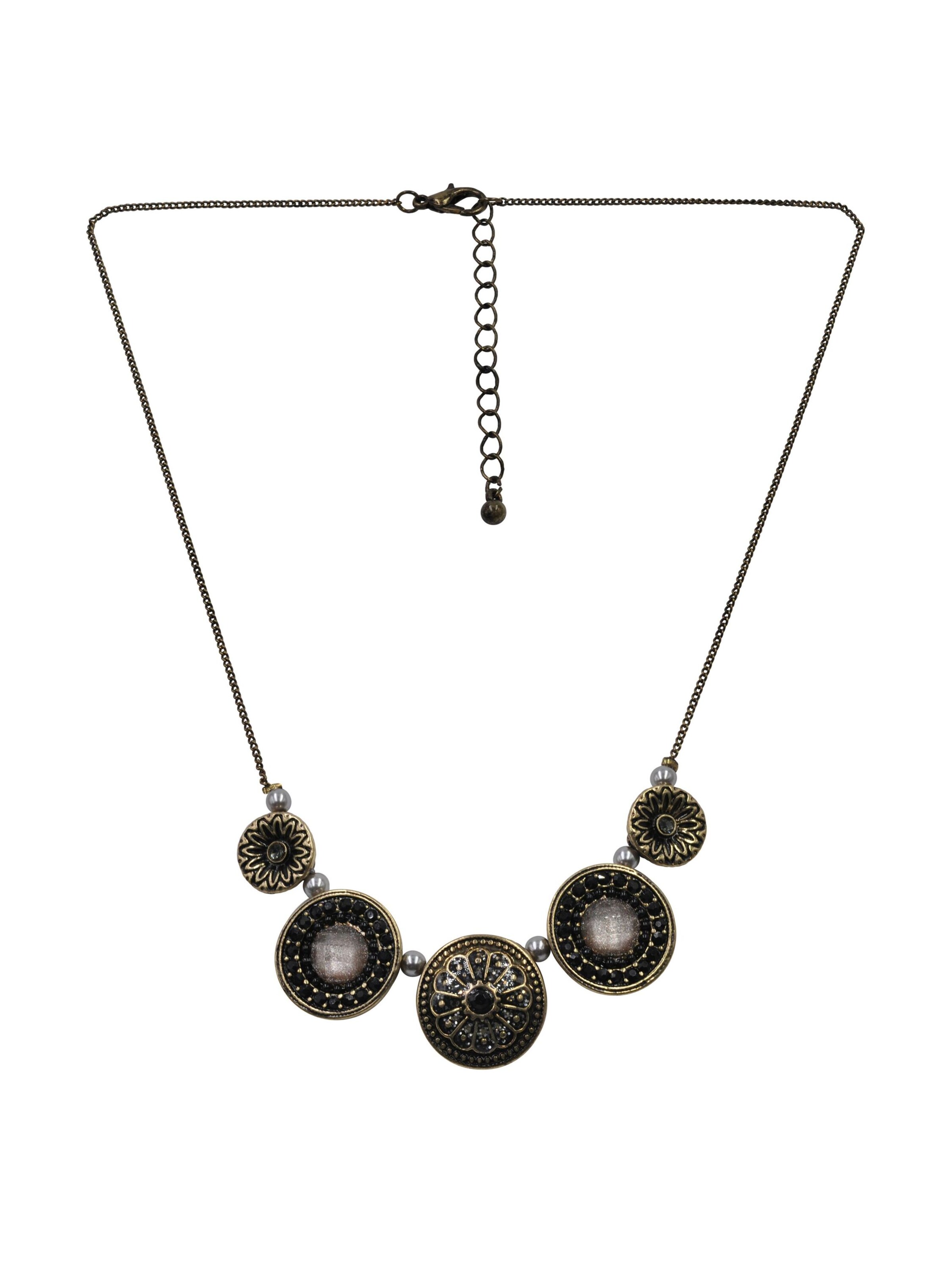 Steuer Necklace in Gold / Black, Item view