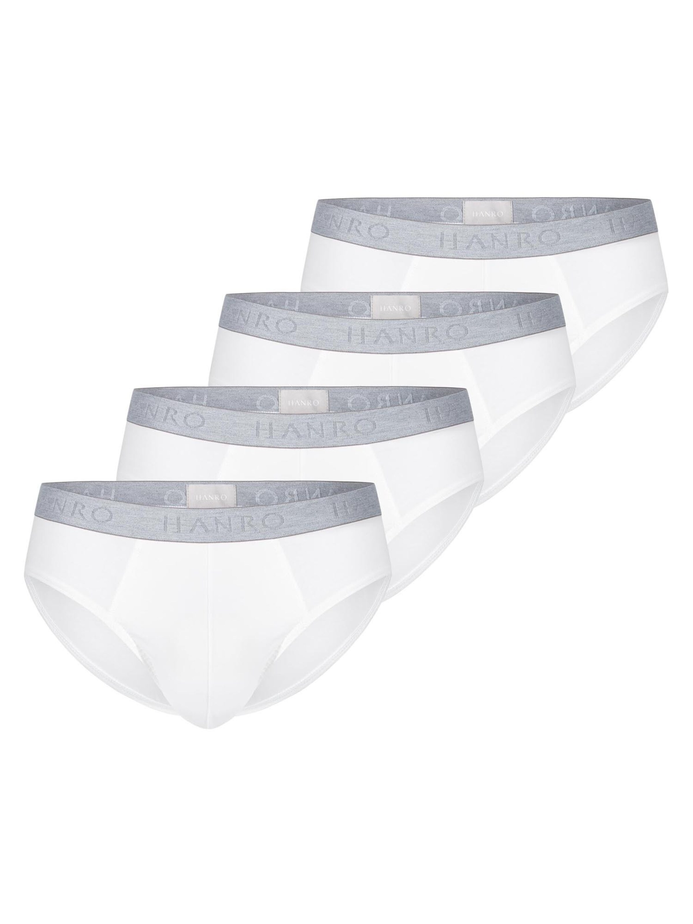 Hanro Slip 'Cotton Essentials'‌‌‌‌‌‌‌‌‌ in Weiß: Vorderseite