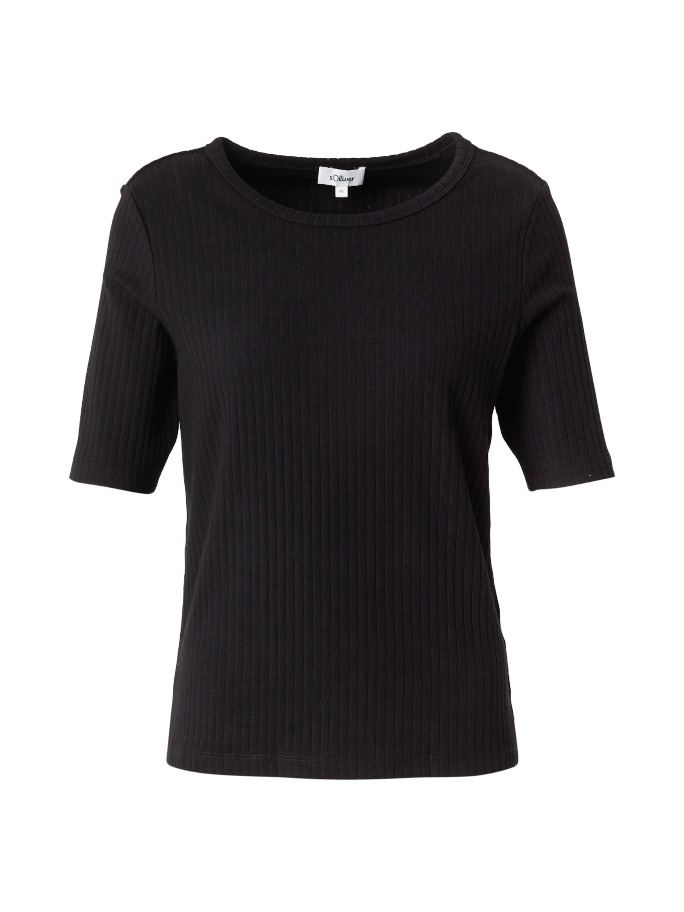 s.Oliver Shirt in Black: front