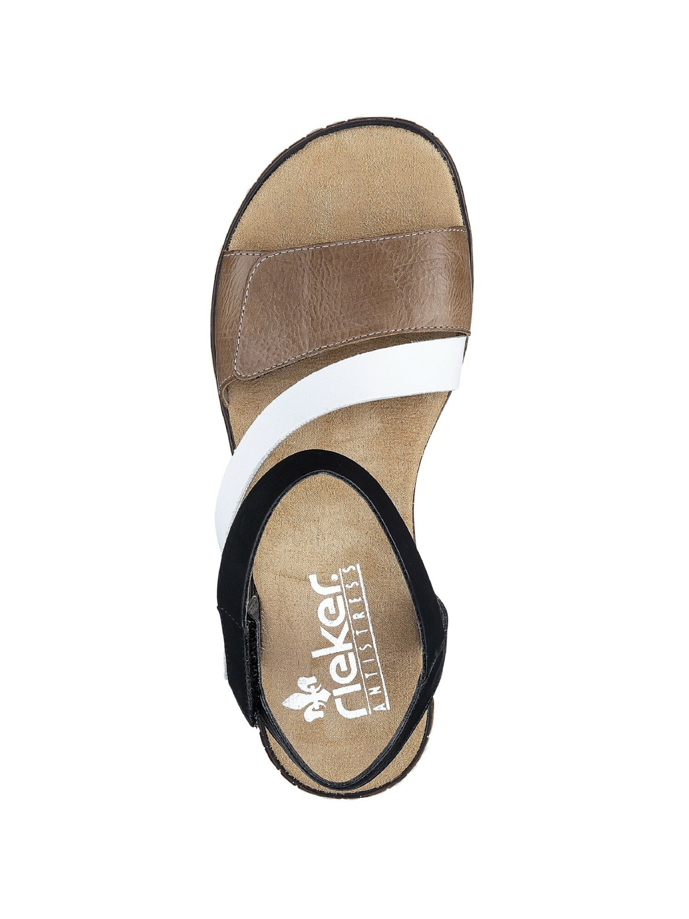 Sandales à lanières Rieker en marron