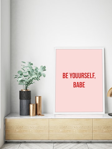 Liv Corday Image 'Be Yourself' in White