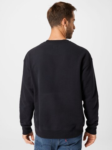 LEVI'S ® Regular fit Sweatshirt 'Relaxd Graphic Crew' in Zwart