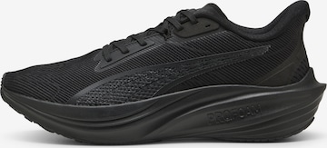 Chaussure de course PUMA en noir : devant