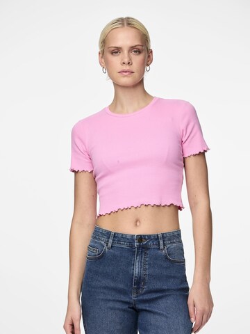 T-shirt 'PCMaddy' PIECES en rose : devant