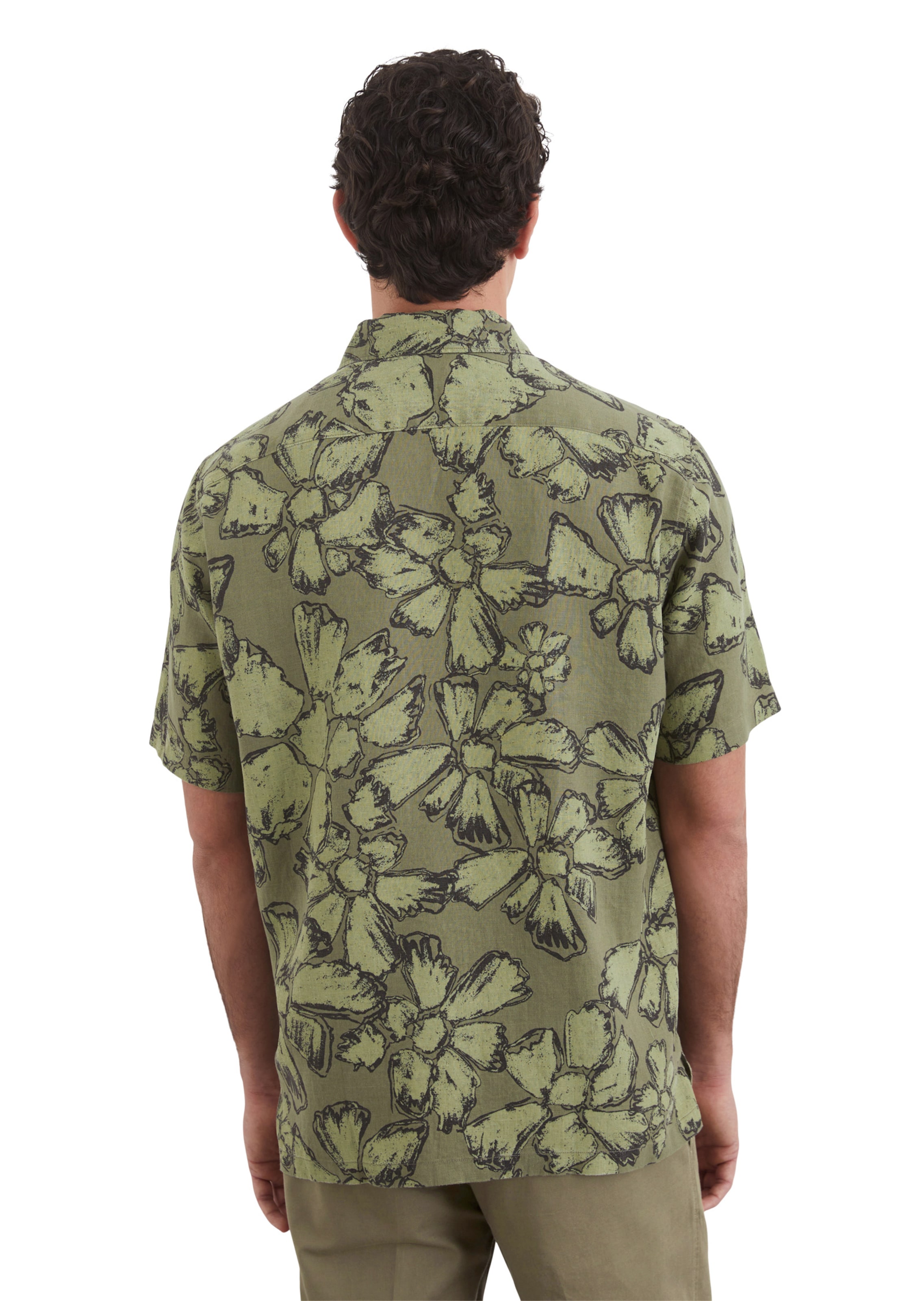 Marc O'Polo Regular fit Button Up Shirt in Green