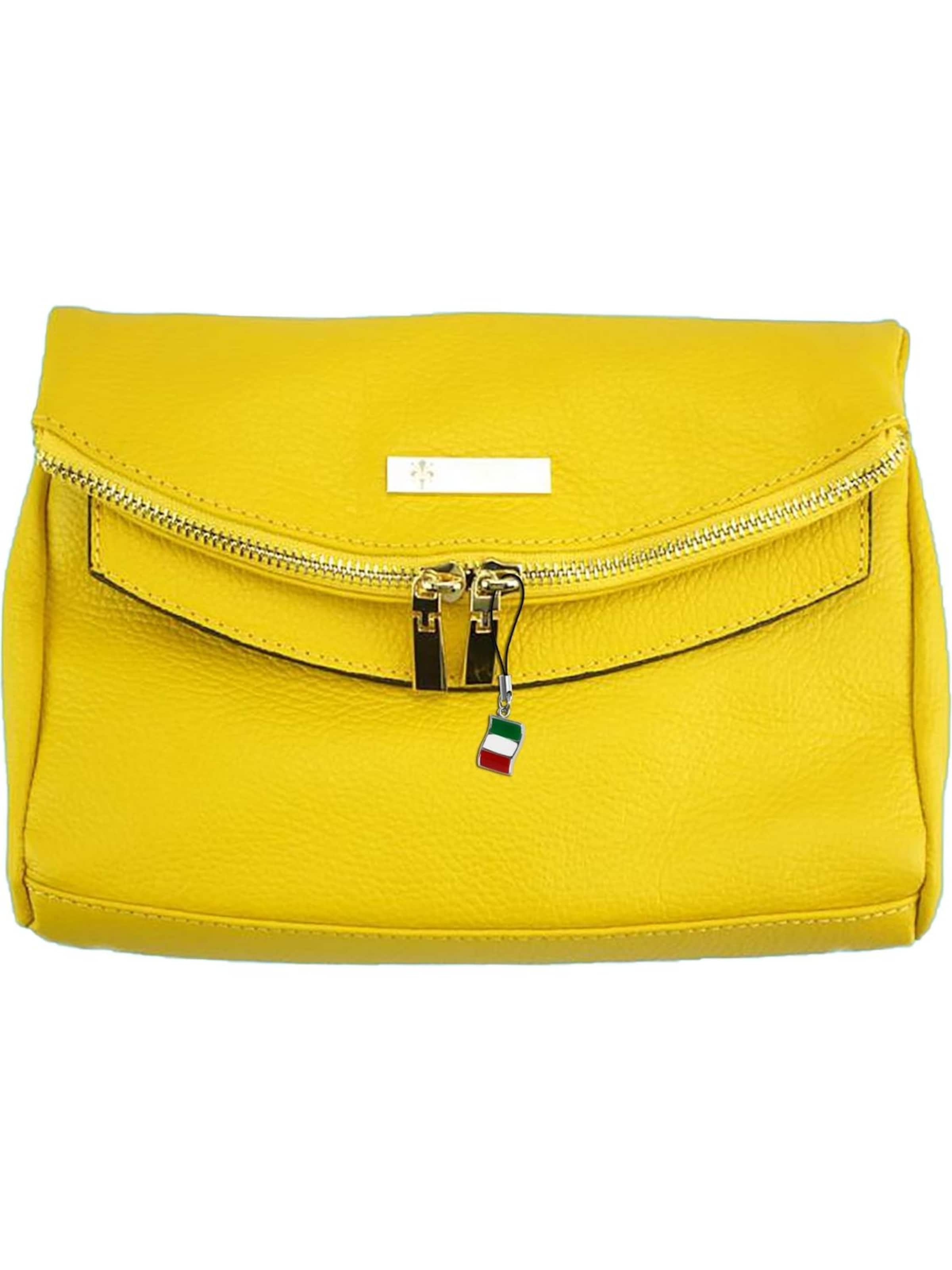 Sac bandoulière Florence en jaune : devant