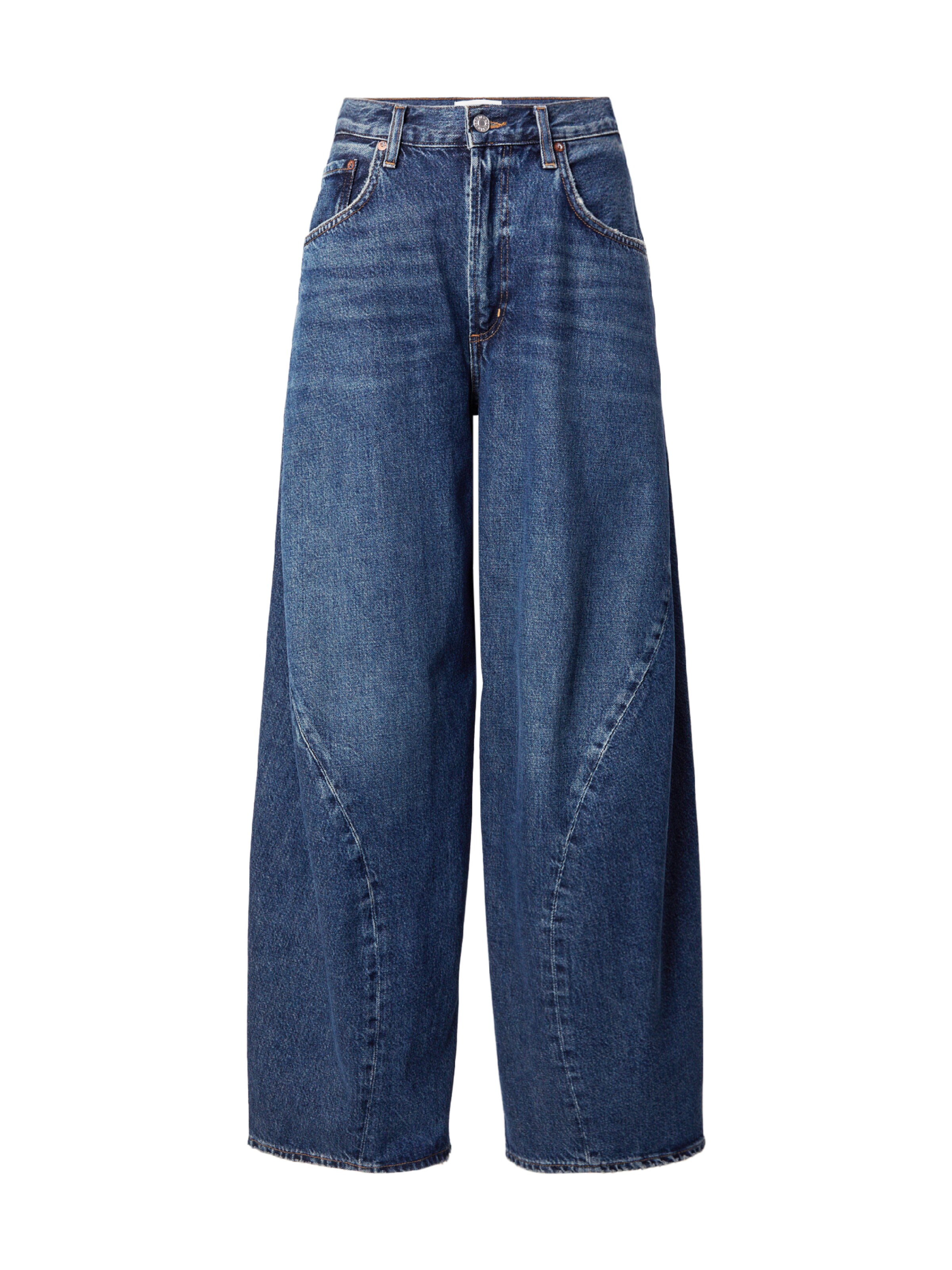 Wide leg Jeans di AGOLDE in blu: frontale