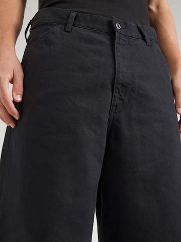 WEEKDAY Baggy Broek 'Astro' in Zwart