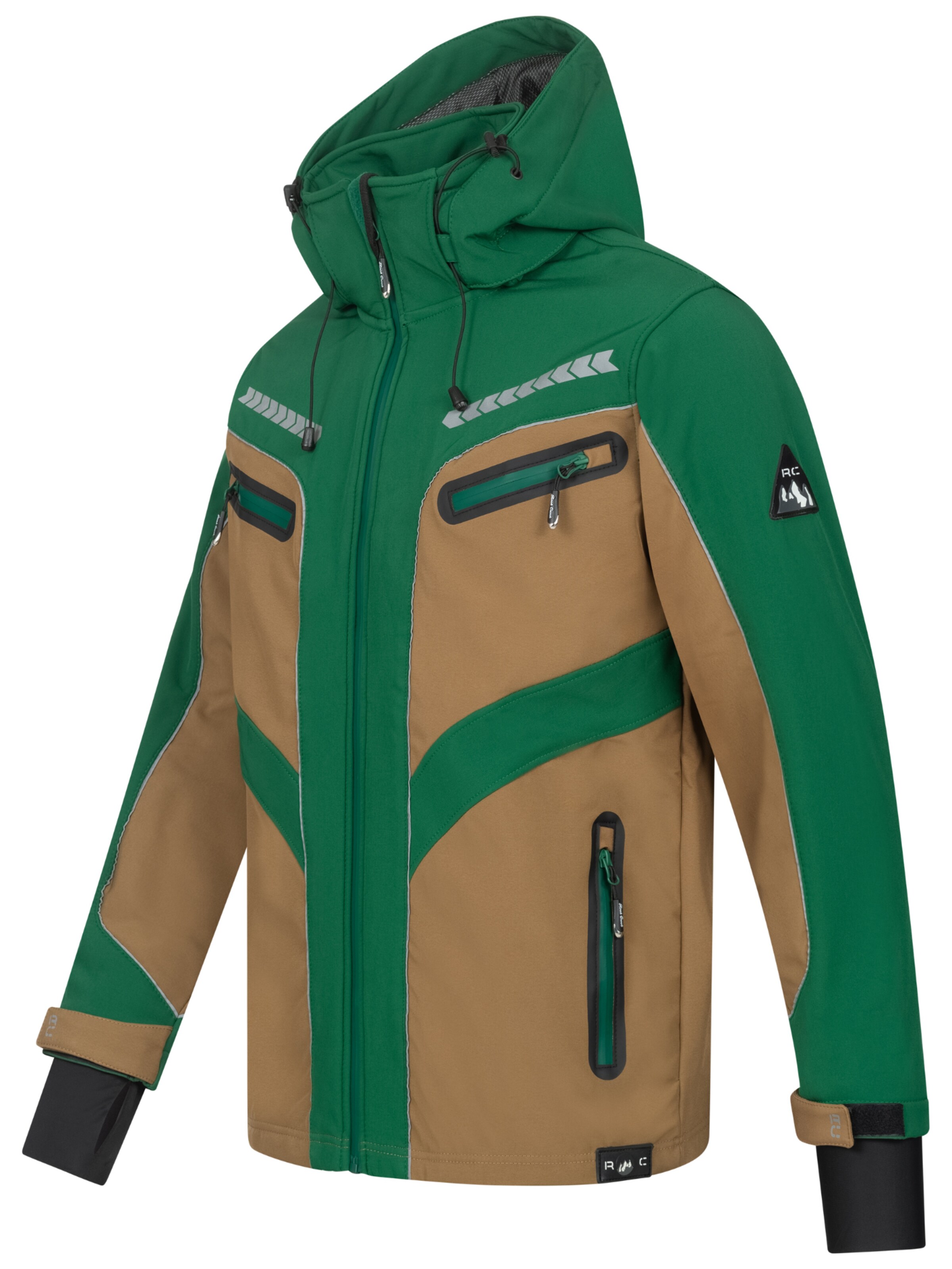 Rock Creek Outdoorjacke in Braun
