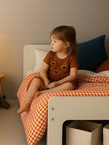 PAPATE - Manta para bebé en naranja