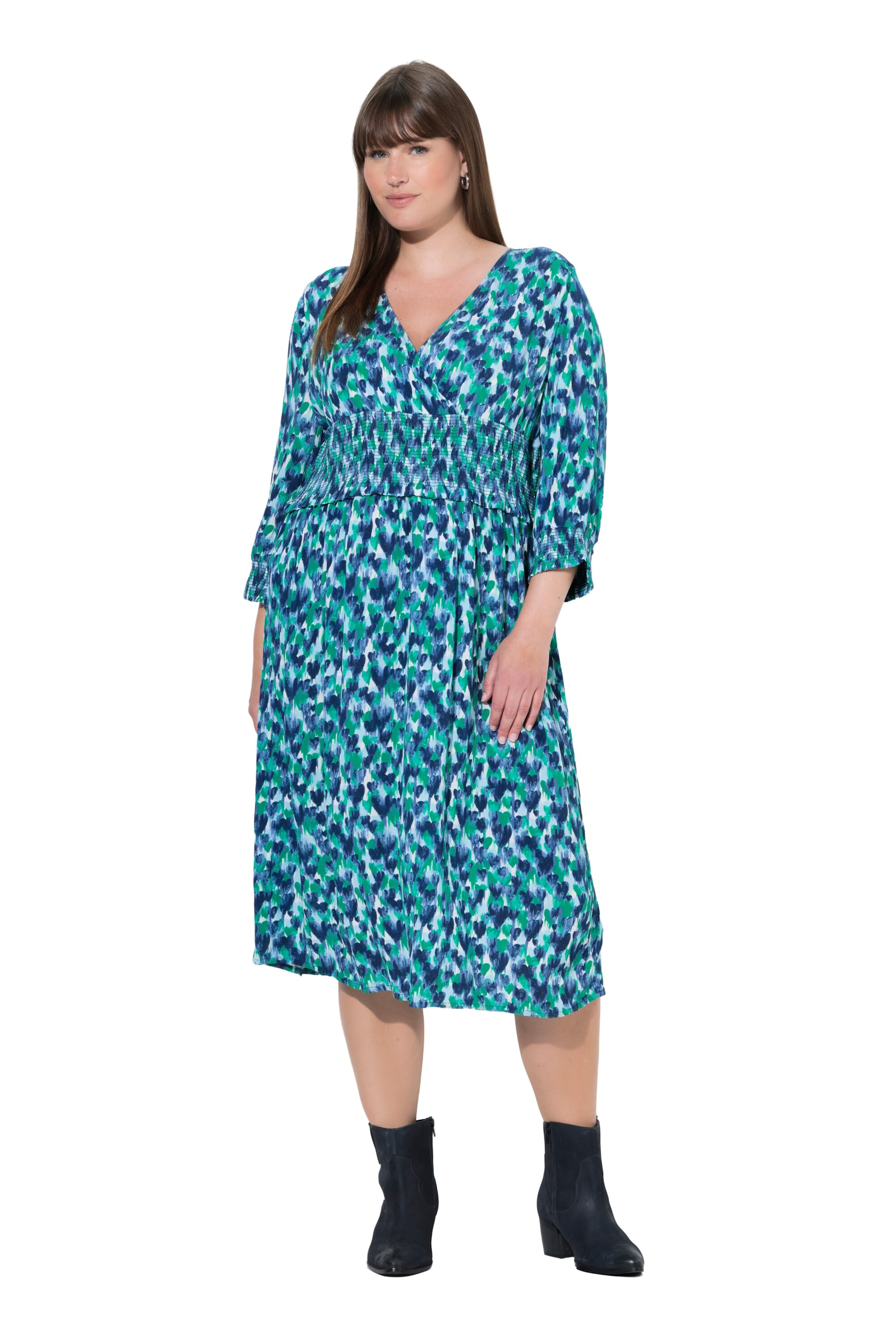 Ulla Popken Dress in Blue: front