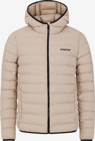 PROTEST Winterjacke 'PRTBASSO' in Braun: Vorderseite
