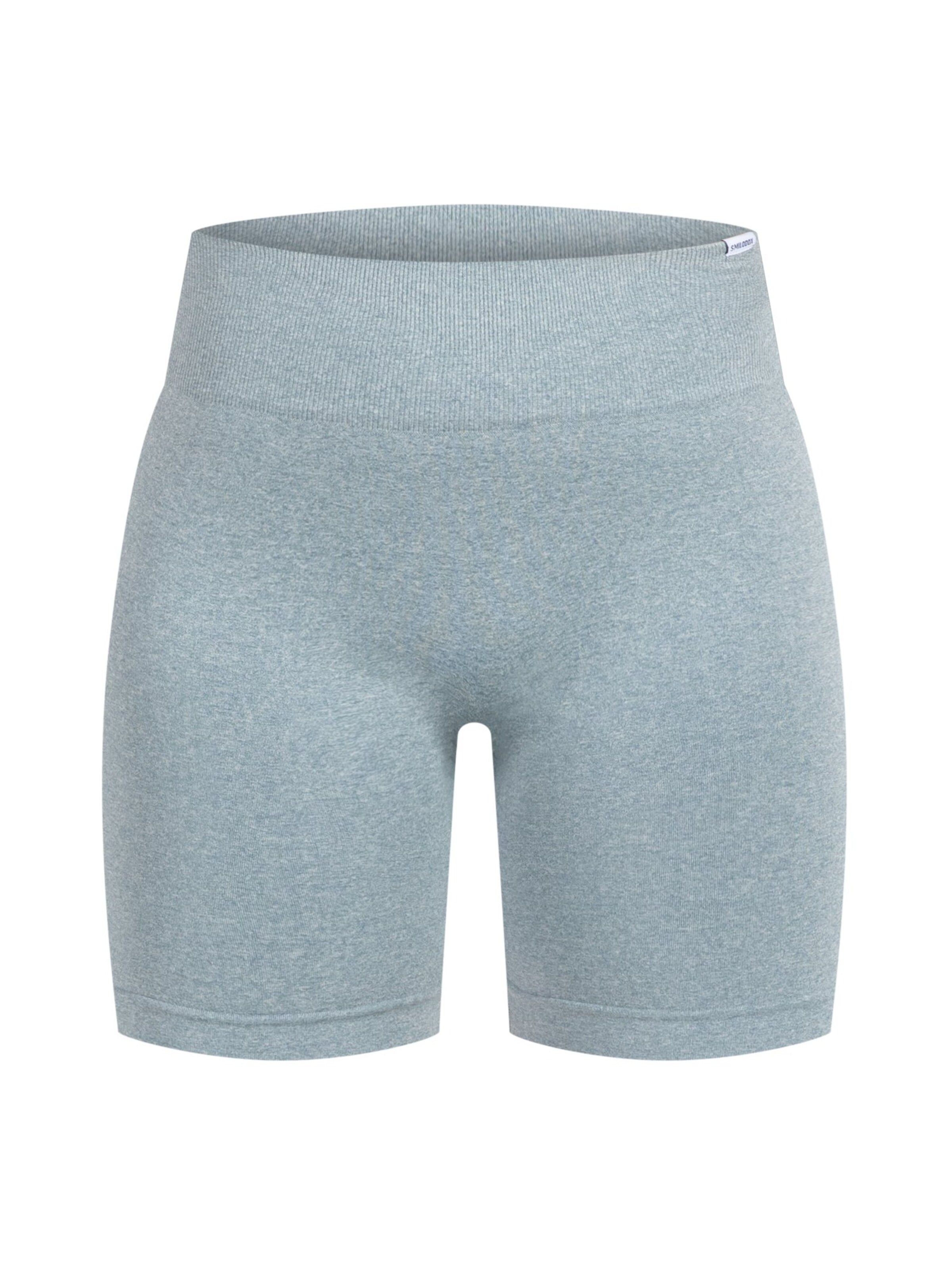Smilodox Amaze Pro High Waist Performance Shorts in Grau: Vorderseite