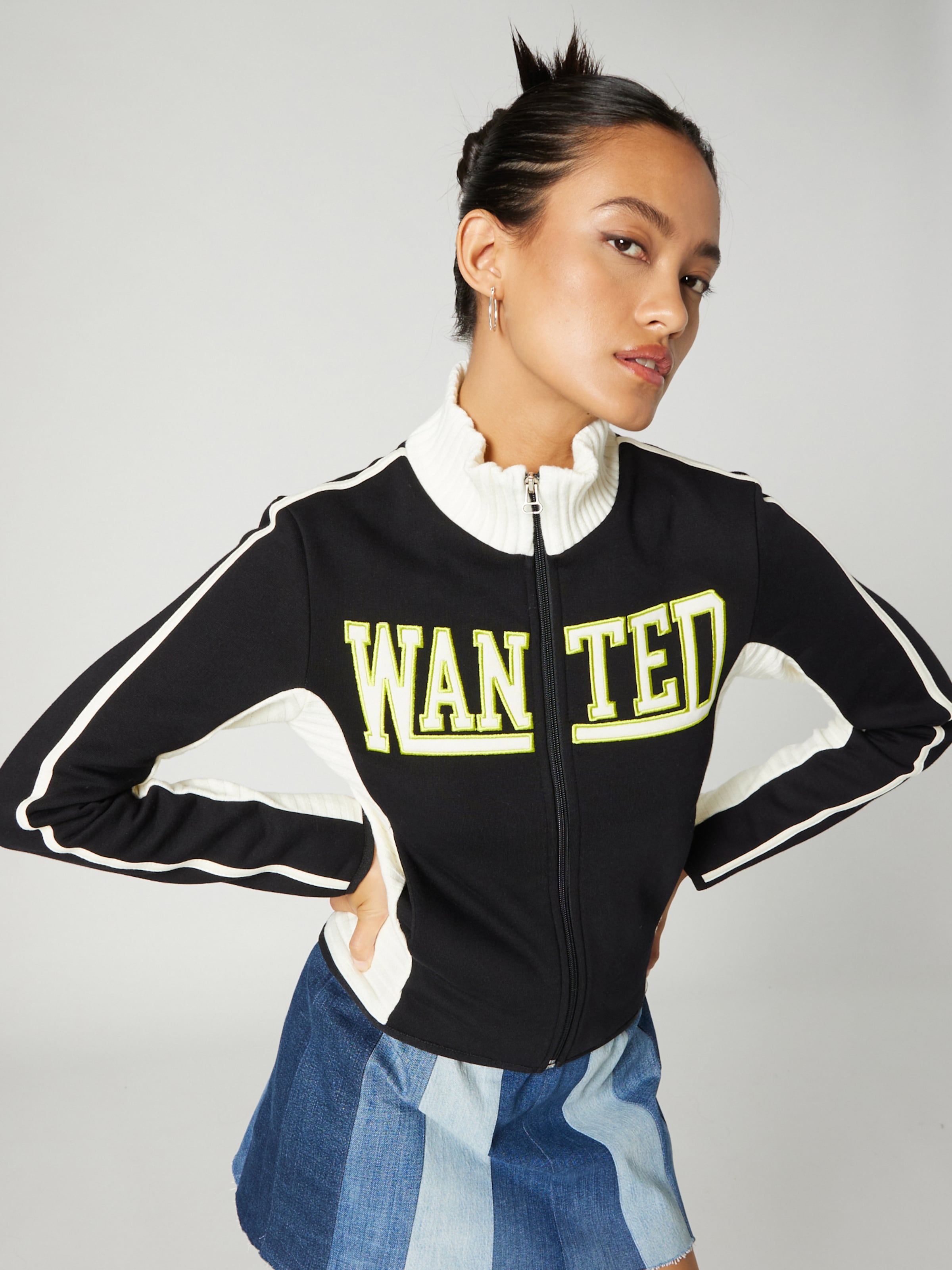 グランドセール Bella x ABOUT YOU Zip-Up Hoodie 'Liz' in Black | ABOUT YOU ルームウェア・パジャマ