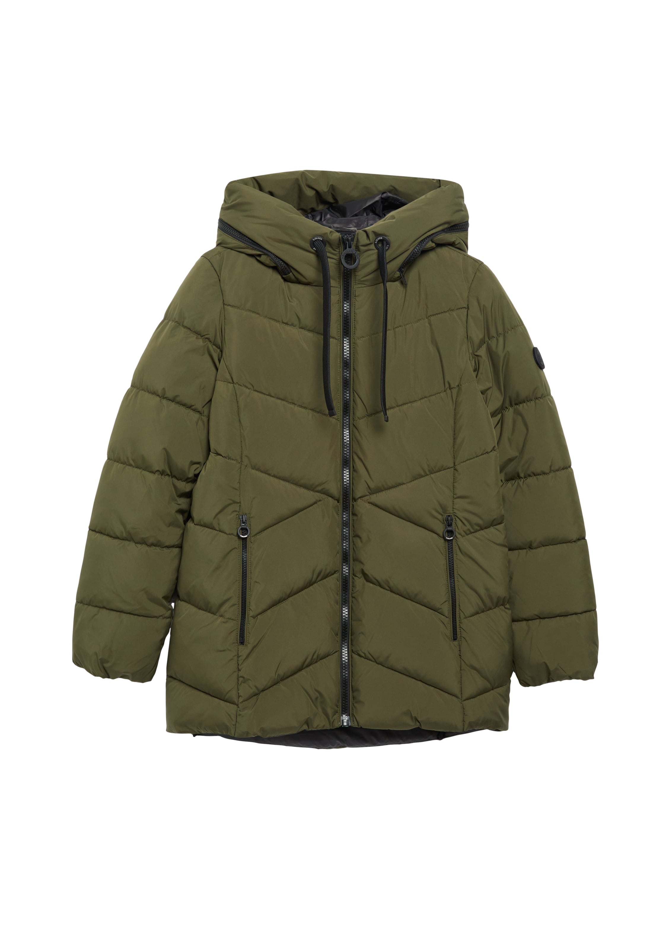 s.Oliver Winterjacke in Grün: Vorderseite