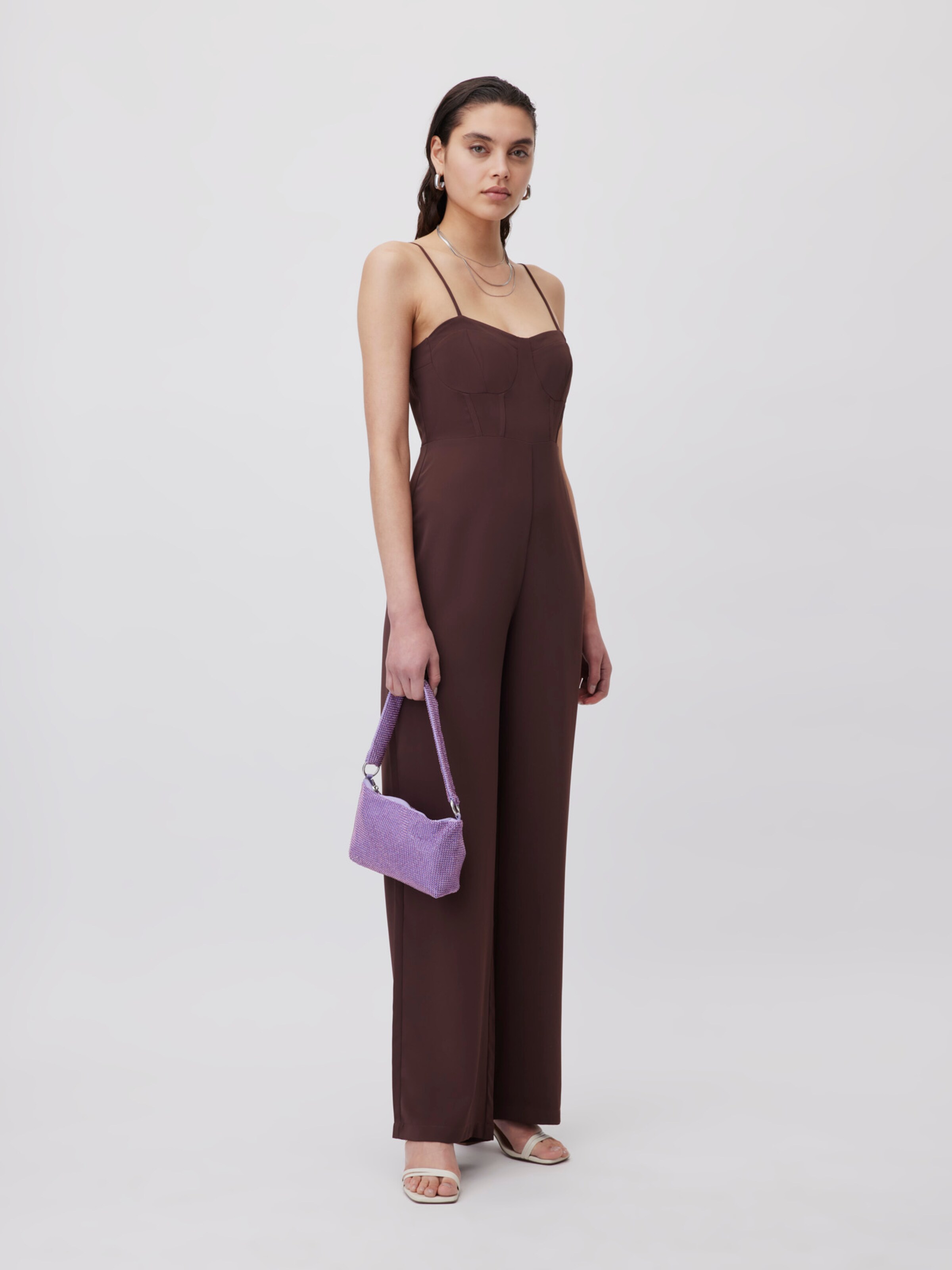 Reiss chocolate jumpsuit hotsell