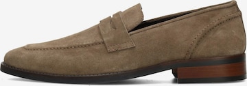 Mocassin Poelman en marron : devant