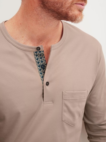 CALIDA Pyjama lang 'Relax Choice'‌‌‌‌‌‌‌ in Braun