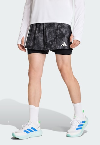 ADIDAS PERFORMANCE Regular Workout Pants 'Adi365' in Grey: front