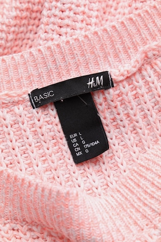 H&M Pullover L in Pink