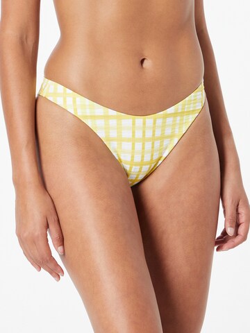 Seafolly Bikinibroek in Geel: voorkant