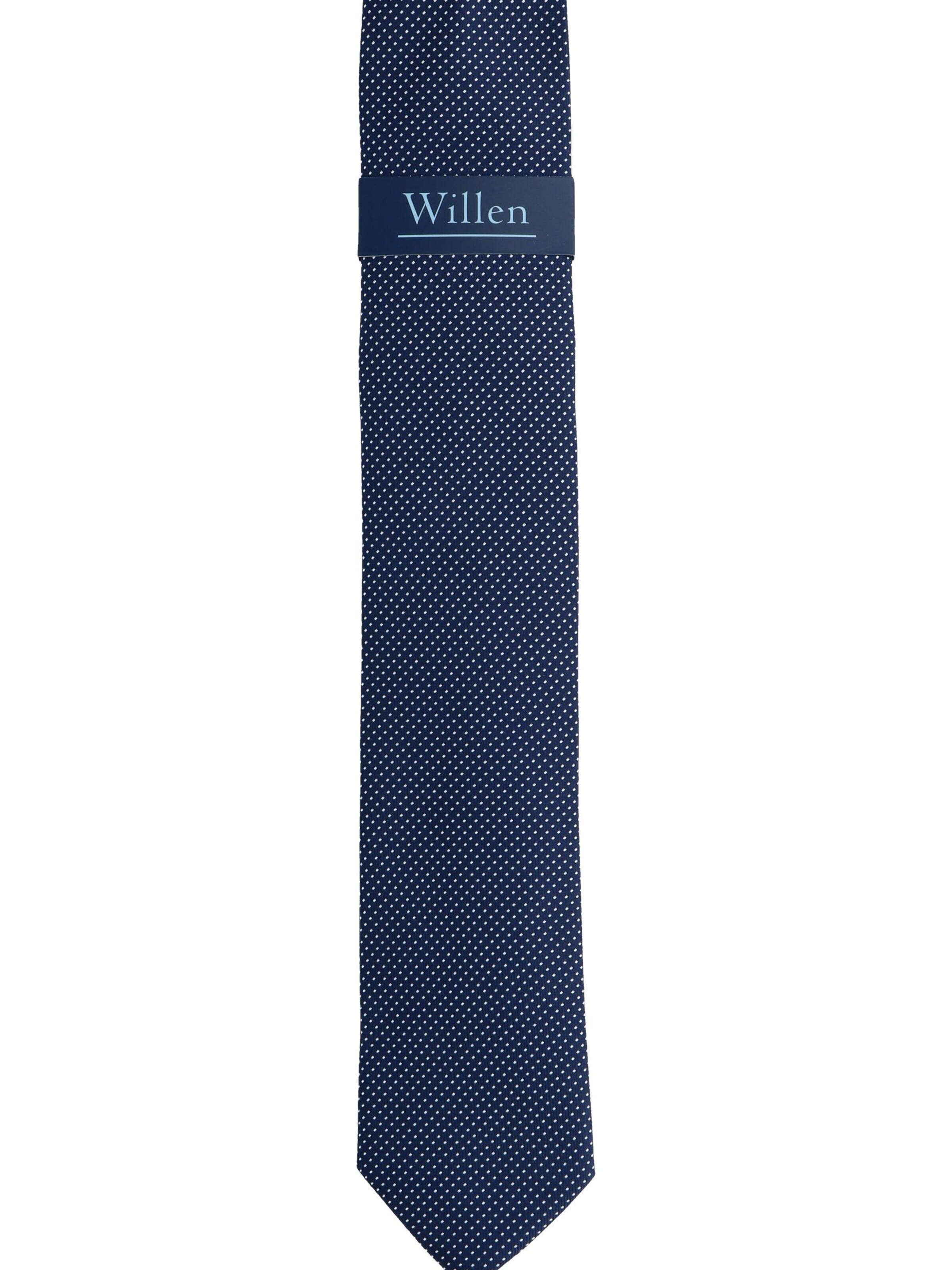 WILLEN Tie 'Tupfen' in Blue