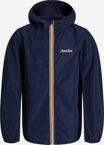 Veste fonctionnelle Jack & Jones Junior en bleu : devant