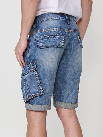Regular Jeans cargo KOROSHI en bleu