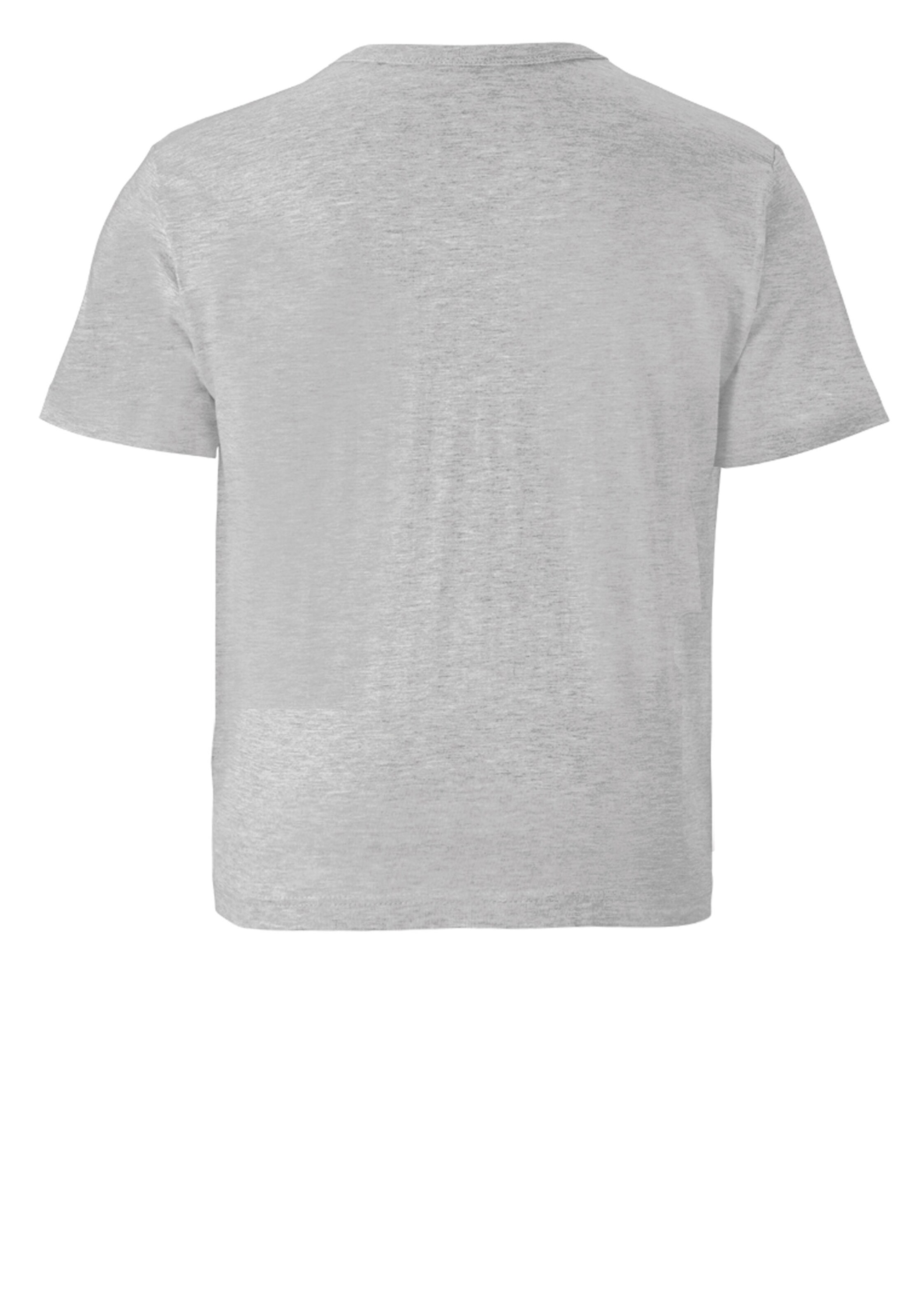 LOGOSHIRT Shirt 'Garfield Scratches' in Grijs