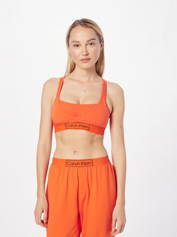 Calvin Klein Underwear Μπουστάκι Σουτιέν θηλασμού 'Reimagined Heritage' σε πορτοκαλί: μπροστά