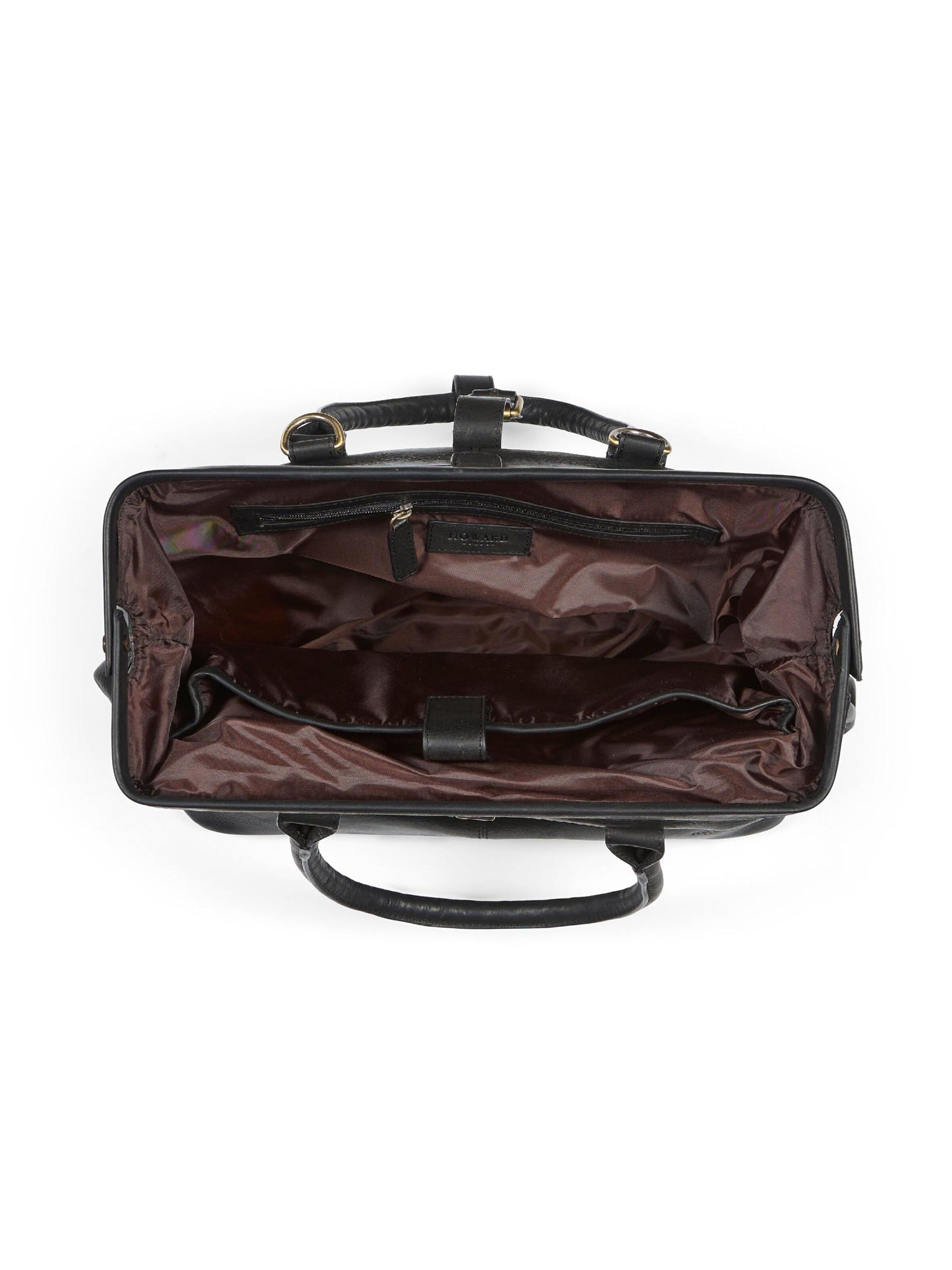 Sac d’ordinateur portable 'Laptop Bag Ken Black' Howard London en noir