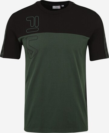 T-Shirt FILA en vert : devant