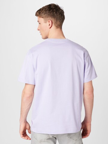 Cleptomanicx Shirt 'New Dimension' in Purple