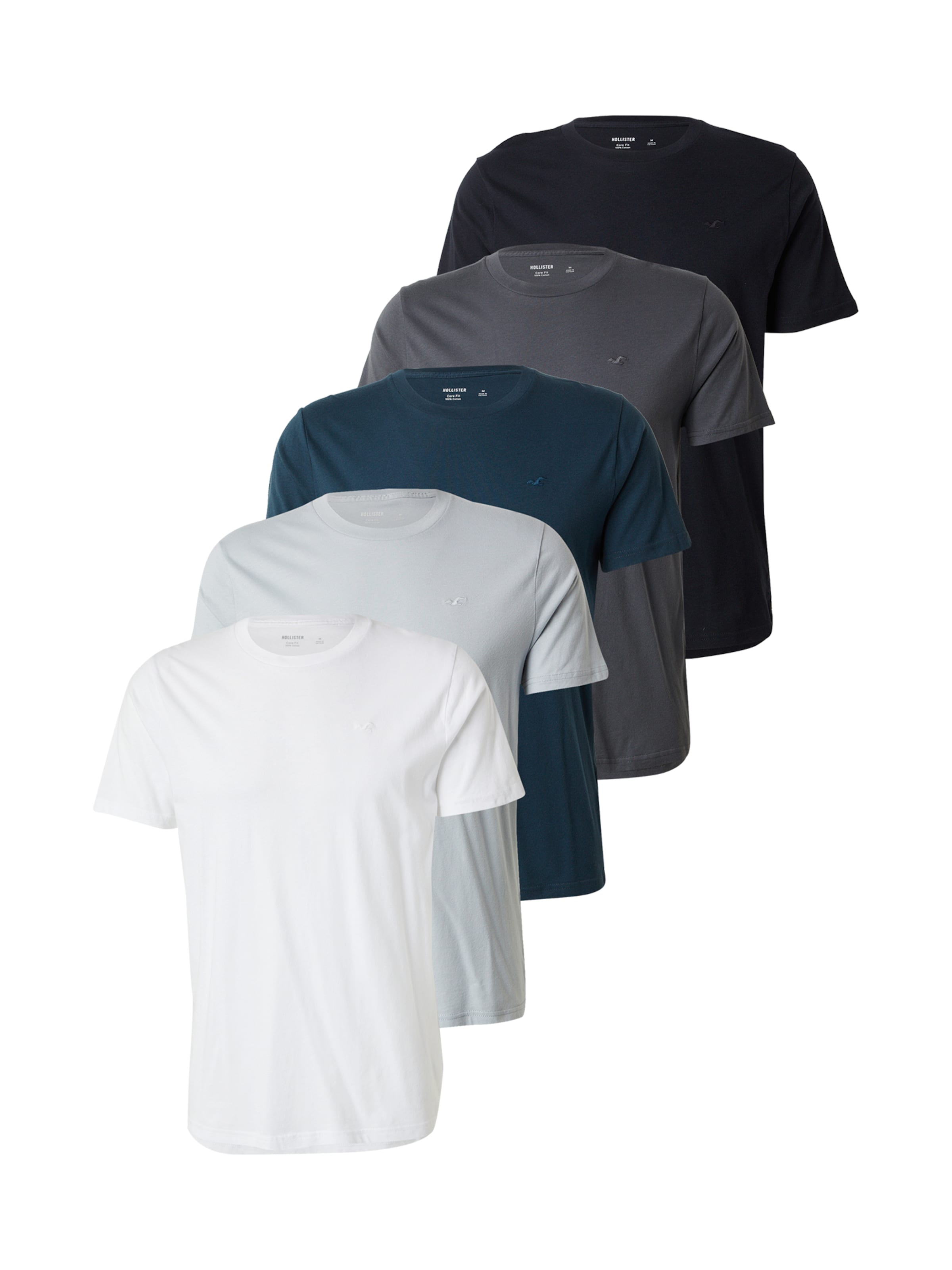 HOLLISTER Póló - szürke: elől