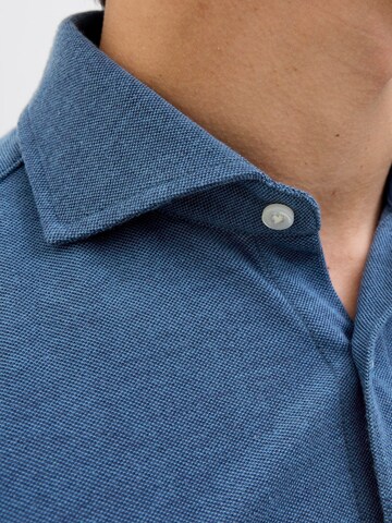 Jack & Jones Premium Slim fit Button Up Shirt 'JPRBLALANCE' in Blue