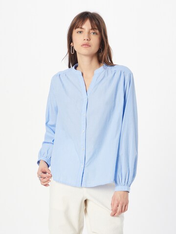 LA STRADA UNICA - Blusa 'Kaia' en azul: frente