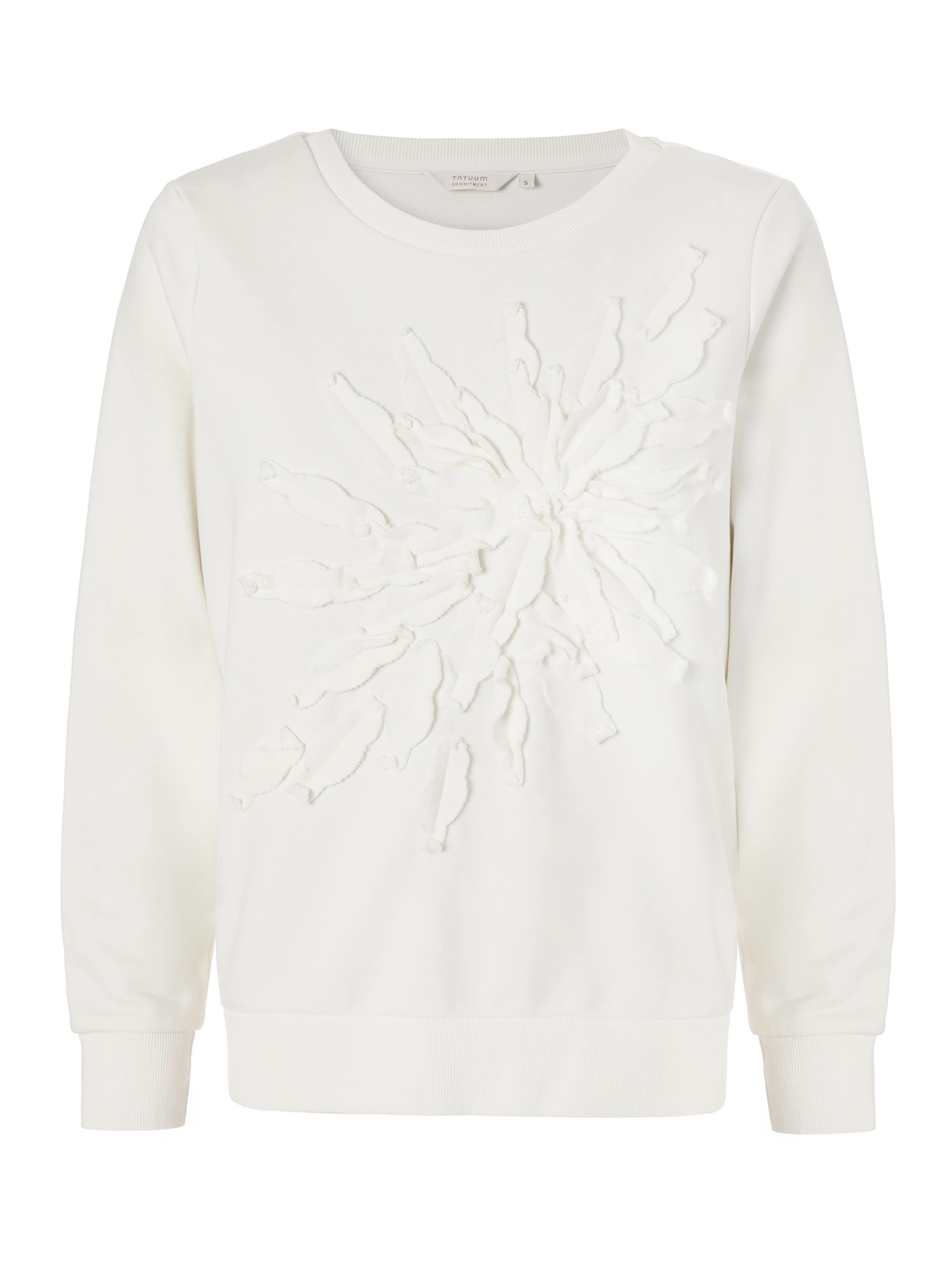 TATUUM Sweatshirt i vit: framsida
