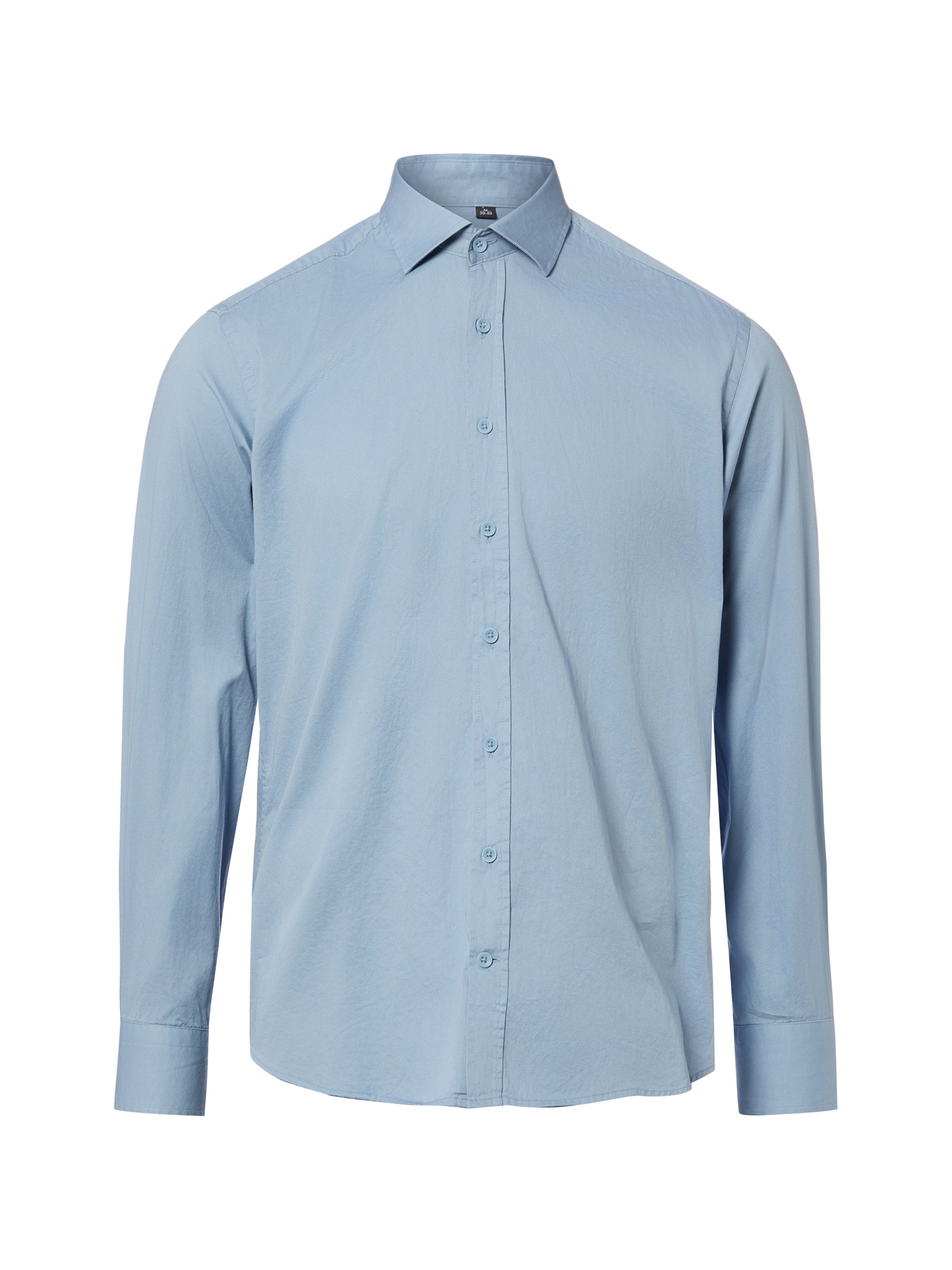 Nils Sundström Button Up Shirt in Blue: front